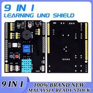 9-in-1 Multi functional Learning Starter Kit for Arduino UNO R3 Sensor Module Expansion Easy Shield 