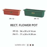 Pot / Lion star / FP-12 Rectangular Flower Pot Small Pot Bunga Lion Star
