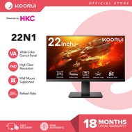 KOORUI 22N1 (Powered By Hkc) Monitor 21.5 Inch Gaming Monitor FHD 1080P/Full HD 75HZ PC Monitor VA P