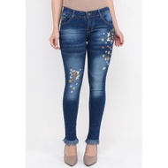 Embroidered Jeans Wanita (2231)