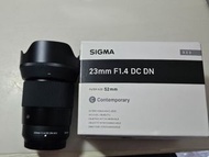 SIGMA 23mm F1.4 DC DN XF FUJI 富士