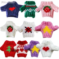 Sweater Kawaii Girl Dolls Accessories for Ob11 16cm 17cm Bjd Doll Clothes Baby Clothes BJD Doll Accessories Sweater Clothes