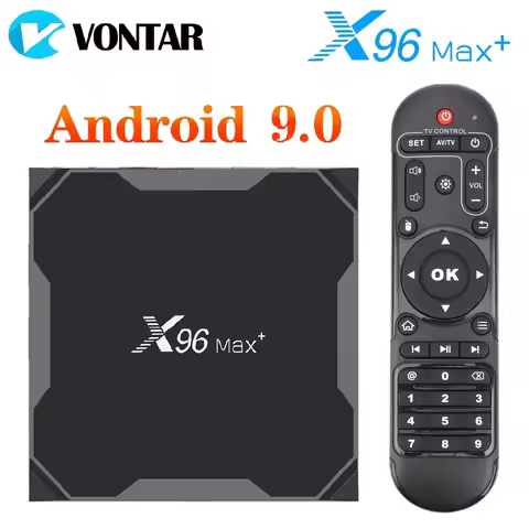 X96 MAX plus TV Box 4GB 64GB 32GB Android 9.0 Amlogic S905X3 Wifi BT 8K 24fps Youtube X96 Max + Medi