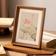 4R 5R 6R 8R & A4 photo frame photo decoration – wood grain photo frame / 相框 结婚照摆设品 – 木纹相框 / bingkai