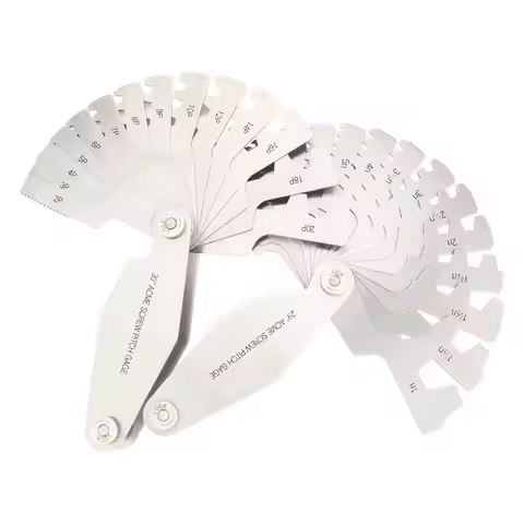 T Thread Gauge ACME 29 / 30 Optional Screw Pitch Measuring Tool Screw Thread Pitch Gauge