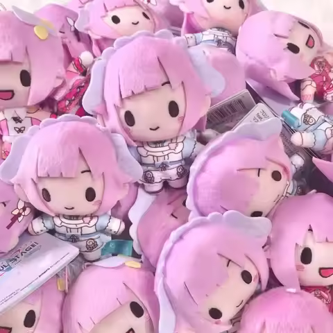 10cm pjsk Plush Keychain Project Sekai Otori Emu Stuffed Plushie Pendant Yoisaki Kanade Kawaii Backp