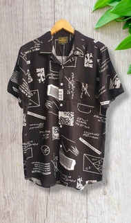 KEMEJA HEM SURFING PRIA MOTIF PANTAI BAJU DISTRO PRINTING ORIJINAL LENGAN PENDEK
