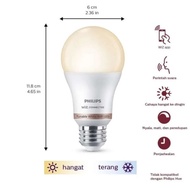 PHILIPS Smart WiFi LED 9W - 16 Million Colors and Tunable White A60