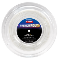 TOURNA เอ็นไม้เทนนิส Premium Poly  Tennis string (สีขาว) เอ็นโพลี ทนทานสุด