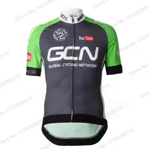 2024 GCN Youth Cycling Shirt Triathlon Cycling Jersey Set Breathable Summer Cycling Clothing Mountai