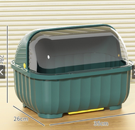 Betty Giá Úp Chén Đĩa Ráo Nước Có Nắp Đậy Tiện Dụng Cho Nhà Bếp