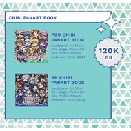 The Art of Chibi Fanart Book Arknights and FGO 2024