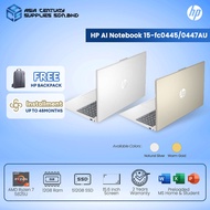 HP Laptop 15-fc0445AU / 15-fc0447AU 15.6-inch Notebook / Ryzen 7-5825U(Copilot) / 12GB / 512GB SSD /