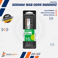 ADATA DDR5 16GB 5600Mhz SODIMM RAM Laptop