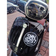 Benelli Brand Motorcycle Custom Sticker Motor Plate&2D No Plate