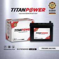 TITANPOWER NS70R (75D26R) MAINTENANCE FREE BATTERY