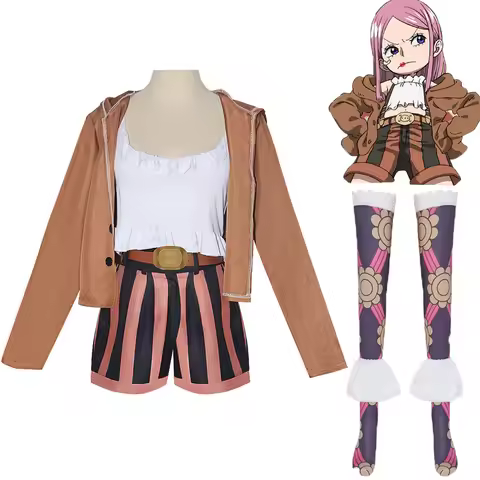 Jewelry Bonney Anime Cosplay Costume Women Girls Cool Girl Clothes Outfits Halloween Carnival Disgui