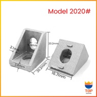 Top อลูมิเนียมมุม L-Type ฉากอลูมิเนียม Bracket ตัวจับฉาก ข้อต่อฉากอลูมิเนียม Aluminum Profile Corner