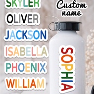 10pcs Custom Name Sticker Personalized First And Last Name Sticker Personalized Laptop Sticker Water