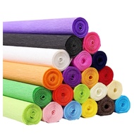 Crepe Paper Roll/ DIY Art Craft/ Crepe Paper/ Crepe Flower/ 2.5m/Colourful Crepe/  Kertas Warna Crep