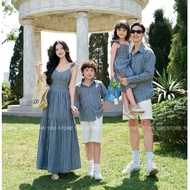 STORE 1993 family striped dress Set, size 8kg to 110kg, cotton material