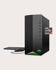 HP Pavilion Gaming Desktop, AMD Ryzen 7 5700G Processor, NVIDIA GeForce RTX 2060 graphic, 16 GB RAM,