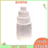 Selenite Tower Lamp Quartz Crystal Ornaments Craft Reiki Healing Home Decor