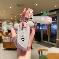 Silicone Car Key Cover for BMW 3 Series X1 Mercedes C-Class GLA GLB Shockproof Key Case