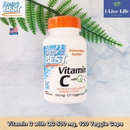 วิตามินซี คิว-ซี Vitamin C with QC 500 mg, 120 Veggie Caps วิตามินซี คิว-ซี - Doctor's Best