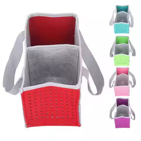 Audio Storage Bag Portable Carrying Storage Bag Extra Space Felt Cloth Case for Toniebox Player Star