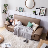 Dekoruma Hato Sofa Bed Minimalis Kulit | Sofabed Ruang Tamu
