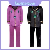 Jojos Bizarre Adventure Giorno Giovanna Cosplay Uniform With Polyester Material For Cosplay Enthusia