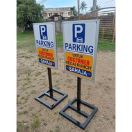 NEW ARRIVAL Parking Stand (Metal) Sign Board Stand TERMURAH