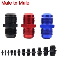AN3 AN4 AN6 AN8 AN10 AN12 AN16 Male to Male Flare Oil Hose End Connector Union Adaptor Fuel Pipe Coo