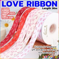 Nikola 1 Roll Printed Ribbon Use To Decorate Gift Boxes Valentine's Day Flower Bouquet DIY Work Widt
