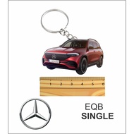 mercedes benz eqb red 2d keyhain