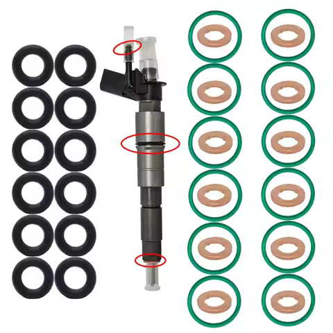 Fuel Injector Nozzle Copper Gasket O-ring Seal Kit For VW Multivan T5 Arteon Golf Passat Caddy Polo