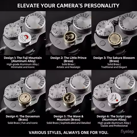 Camera Shutter Button Suitable for Fujifilm XT50 XM5 XT5 XT30 Second Generation XH2S X100VI Nikon ZF