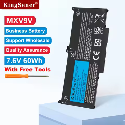 KingSener 7.6V 60WH MXV9V Battery For DELL Latitude 7300 7400 5300 5310 5300 5310 2-in-1 Series 5VC2