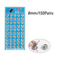 150Pasang Kancing Jepret Anti Karat / Kancing Cetet / Press Studd