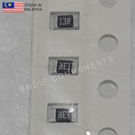 10PCS Taiwan-Grade 13R ±5%, 0805 SMD Resistor (13R)