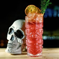 Glass cup capacity 430ml, high heat resistant glass code GM-1