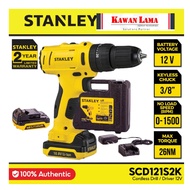 Stanley 12v Cordless Drill Driver Come With 2X 1.5ah SCD121S2K-B1