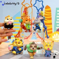 CELEBRITY12 Judy Nick Keychain, Cartoon Character Pendant Design Doll Keychain, Silicone Judy  Rabbi