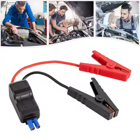 1Pcs Car 12V 500A Intelligent Booster Cable Smart EC5 Jump Truck Tools Auto Clip Alligator Connector