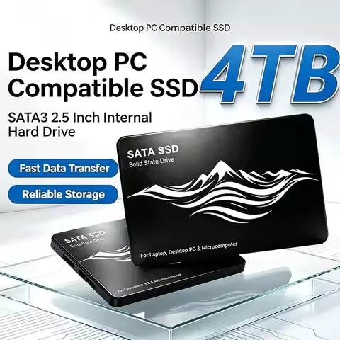 New 2.5 SATA 3 SSD 500GB 1TB 2TB 4TB Hard Disk HDD 4TB Internal SATA3 Solid State Drive For Laptop P