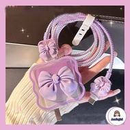 For Apple IPhone 18W/20w Charger Case Protector Cover Set Anti-bite Line Cord Winding Wire Fast Char