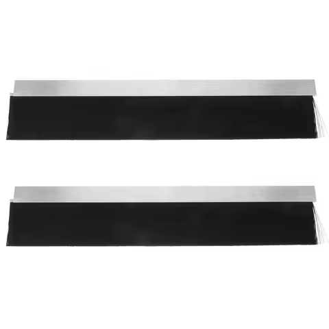2Pcs Bottom Seal Brush Strip Heavy Duty Garage Door Brush Sweep 19.7x2.8 Aluminum Draft Stopper Dust