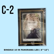 HITAM 8x12 inch or 12 inch minimalist black gold frame
