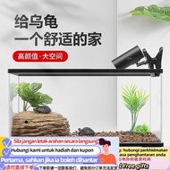 Get ST-ΨTurtle Jar Provided with Balcony VillaPCTurtle Tank Ecological Feeding Box Turtle Jar Househ